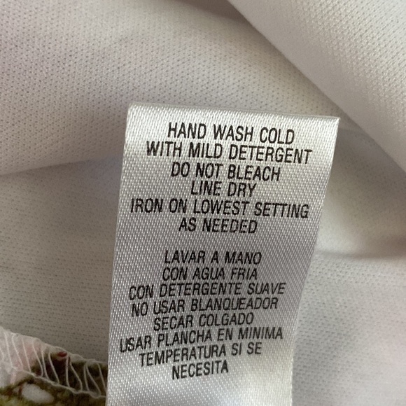 Sandra Darren Tea Party Floral Pink Lace Lined Cap Sleeve Zipper Mini Dress 6 - Picture 6 of 6